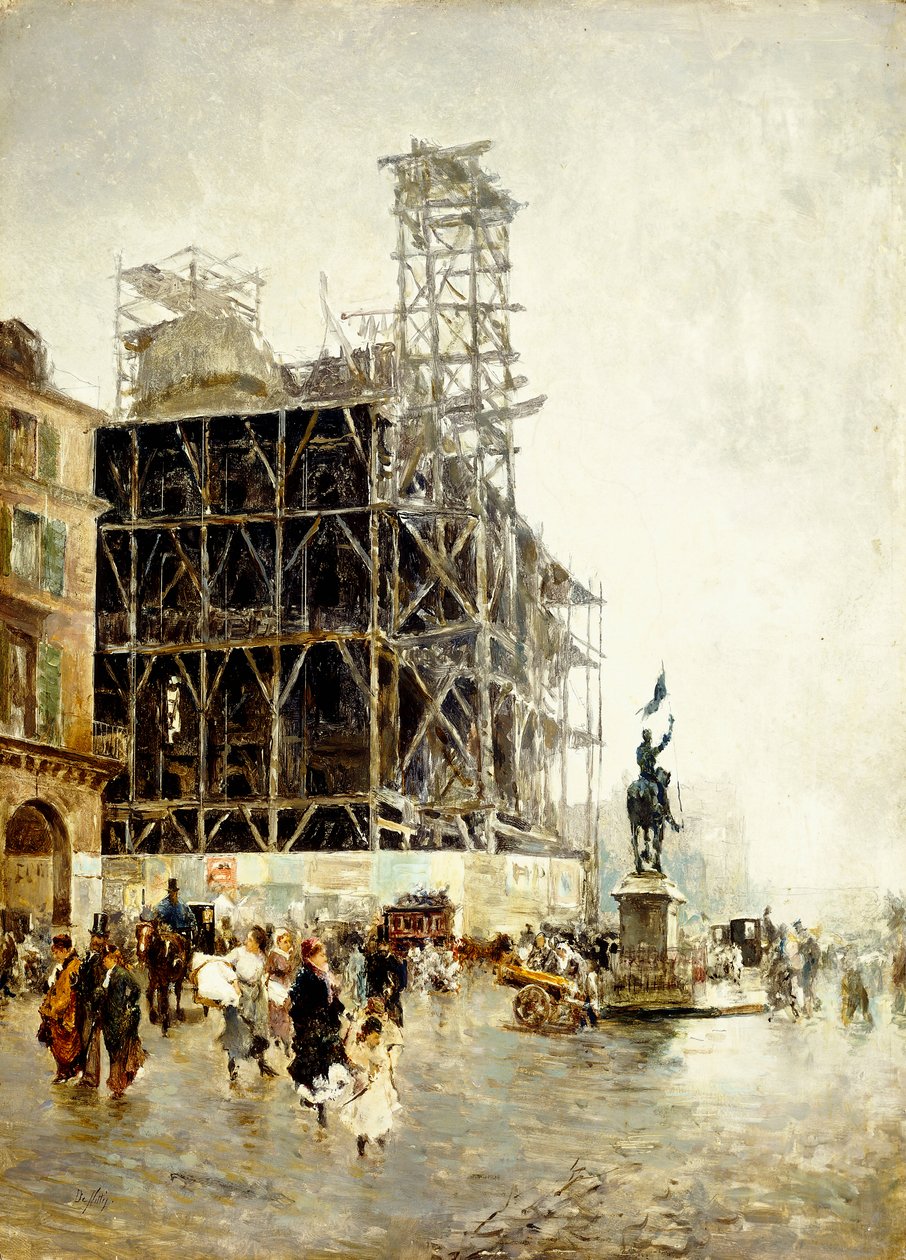 Place de Pyramides von Giuseppe or Joseph de Nittis