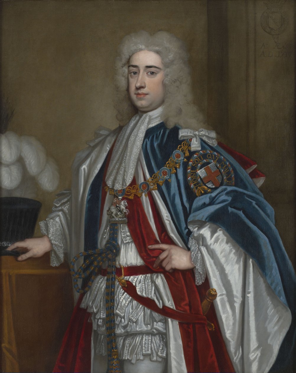 Porträt von Lionel Sackville, 1. Herzog von Dorset (1688-1765) von Godfrey Kneller