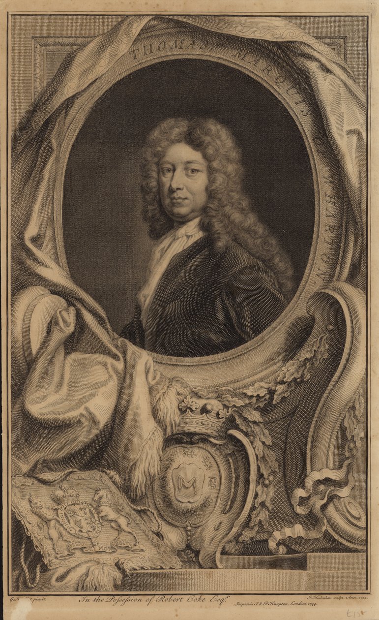 Thomas Wharton von Godfrey Kneller