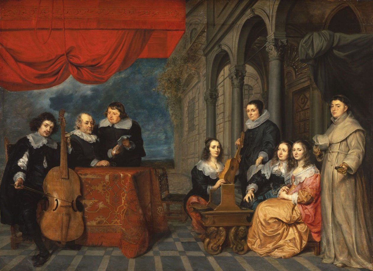 Porträt der Familie Duarte von Gonzales Coques