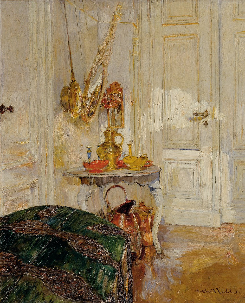 Weißes Interieur von Gotthardt Kuehl