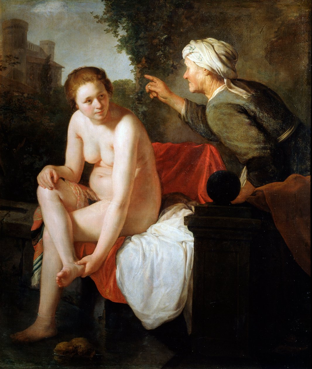 Badende Bathseba, 17. Jahrhundert von Govaert Flinck