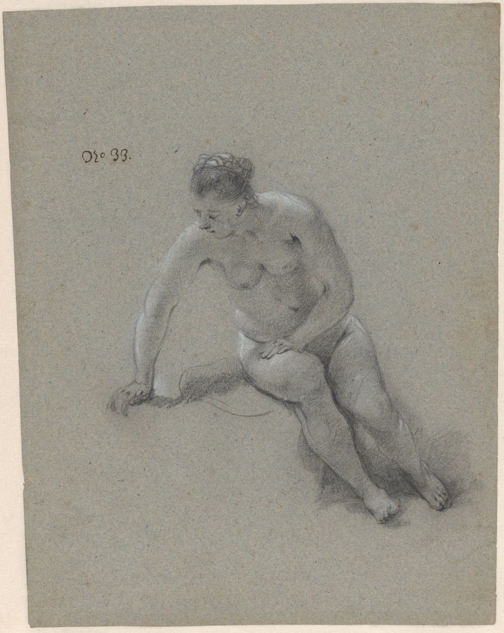 Sitzende Frau von Govert Flinck (attributed to)