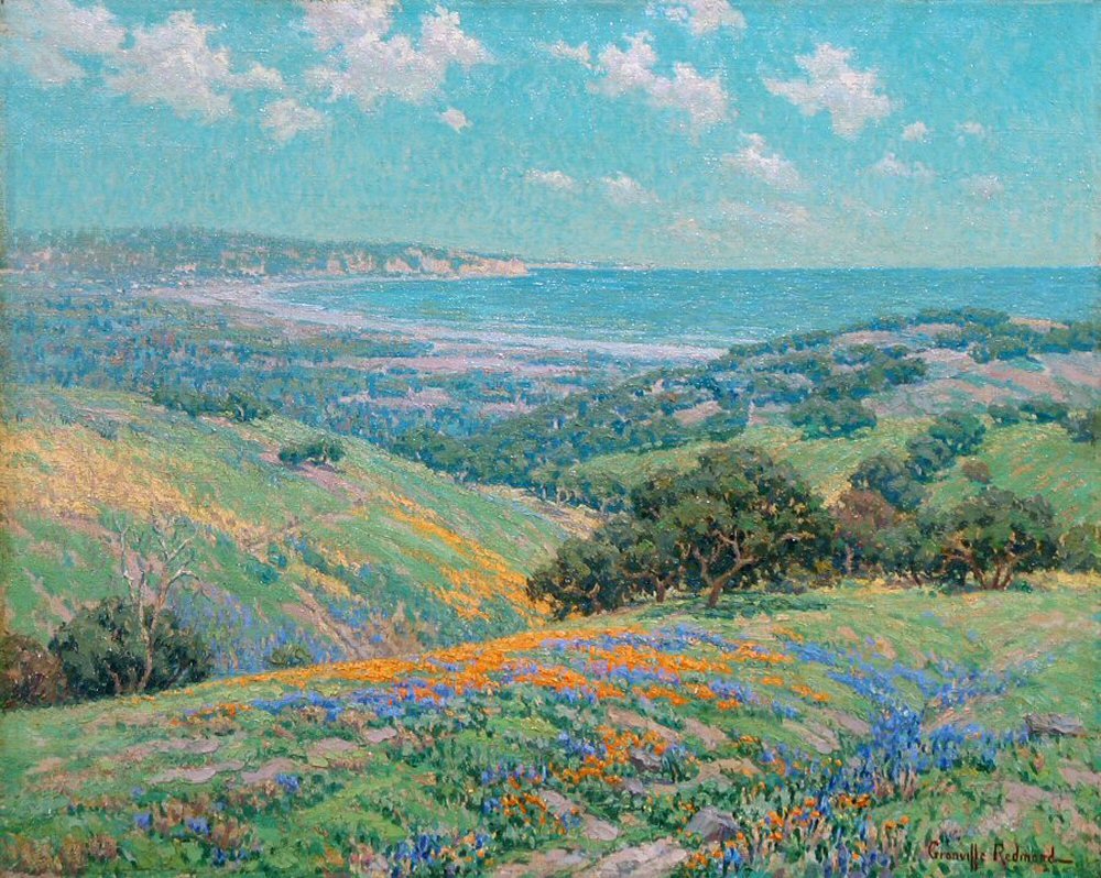 Malibu-Küste, Frühling von Granville Redmond