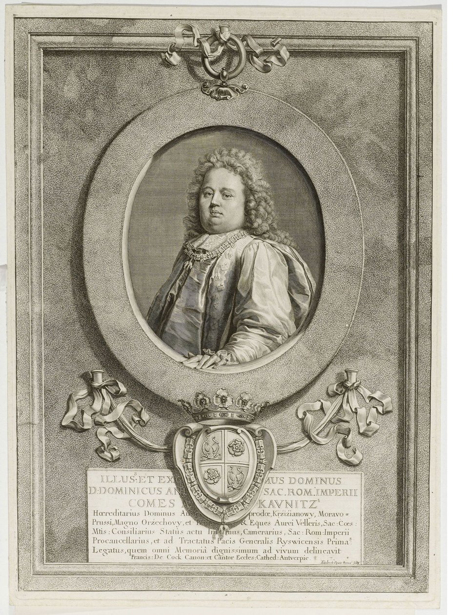 Dominicus Andreas Kaunitz von Gérard Edelinck