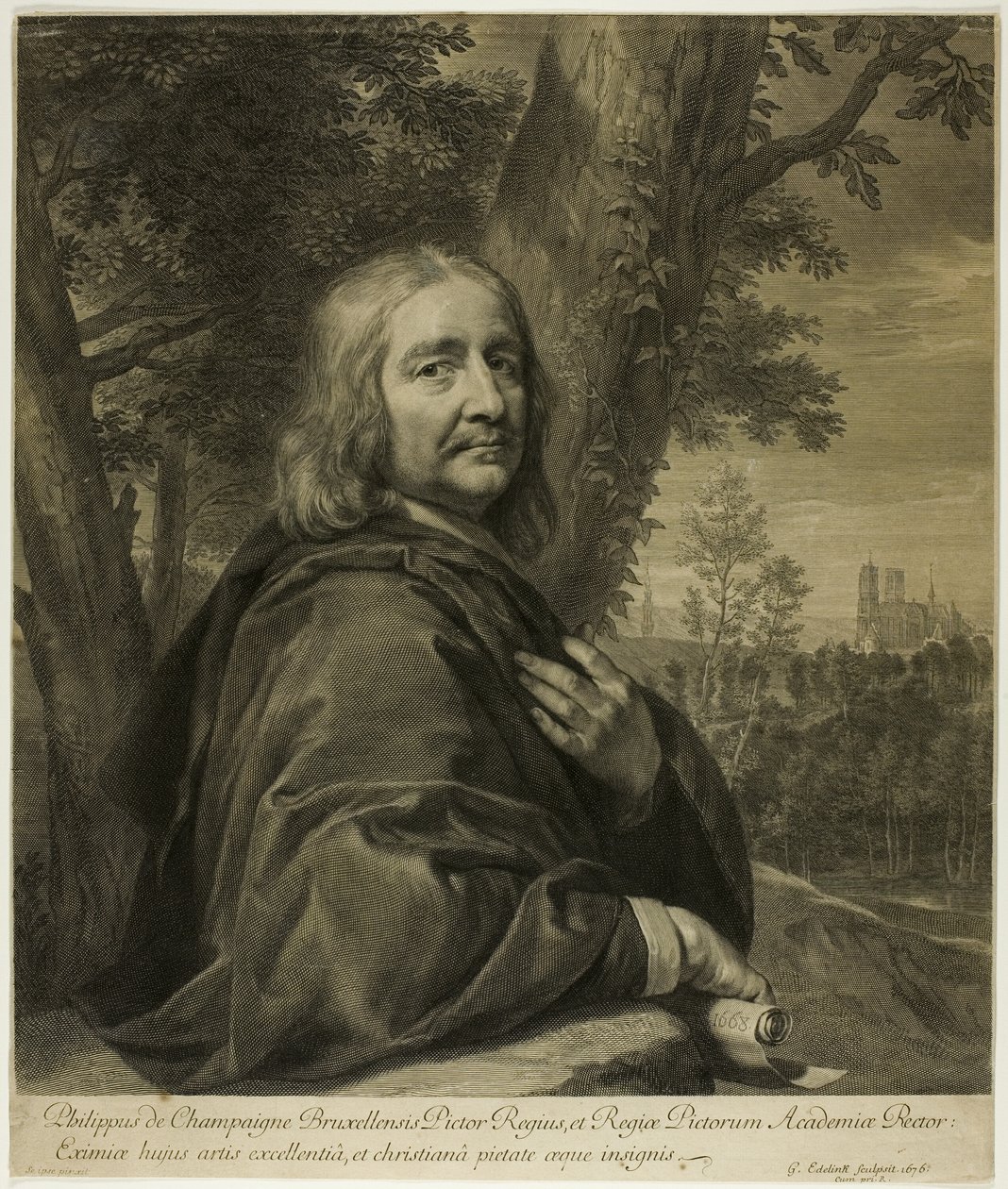 Philippe de Champaigne von Gérard Edelinck