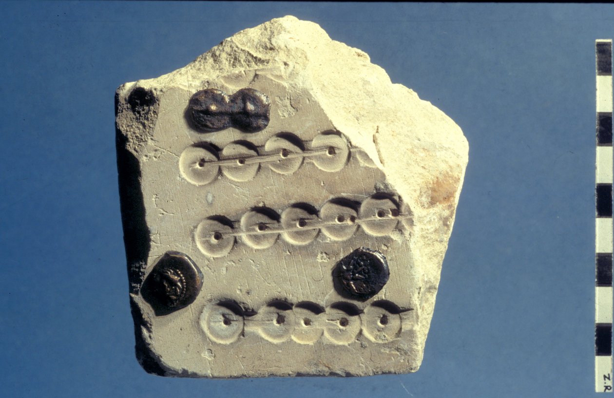 Form zum Gießen von Münzen von Greco Roman