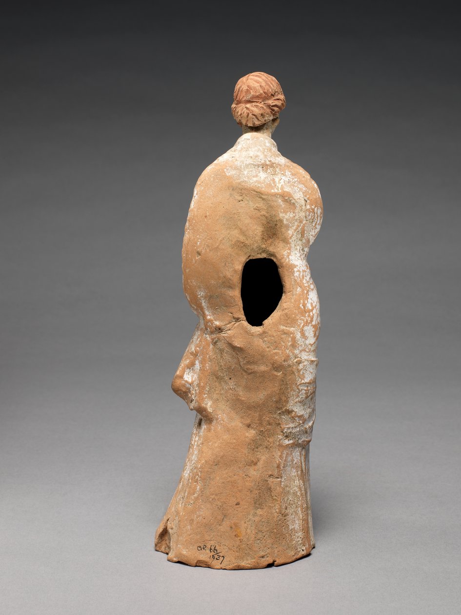 Statuette einer weiblichen Figur (Ton) von Greek