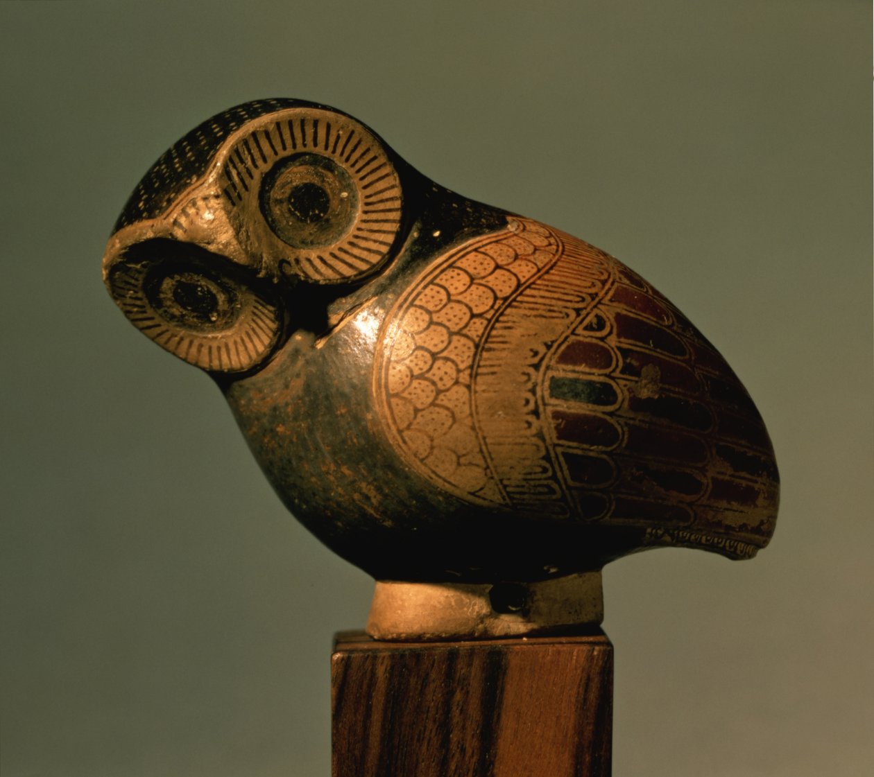 Vase in Form einer Eule, Proto-Korinthisch, ca. 640 v. Chr. von Greek
