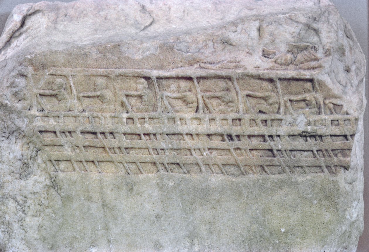 Relief einer Triere von Greek School