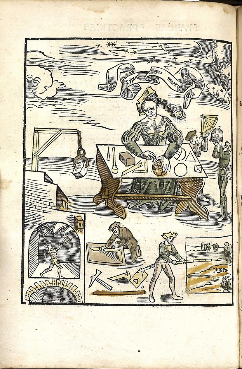 Margarita Philosophica. Geometrie, 1504 von Gregor Reisch