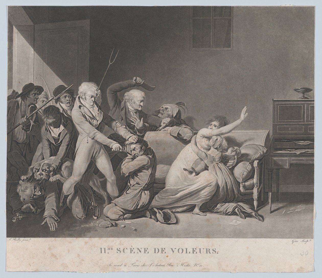 Zweite Szene der Diebe, ca. 1805 von Gror