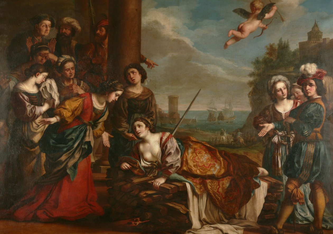 Der Tod der Dido von Guercino (1591 1666) (after)
