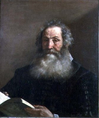 Porträt eines alten Mannes von Guercino