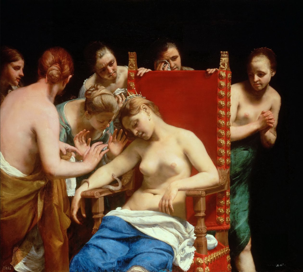 Der Tod der Kleopatra von Guido Cagnacci