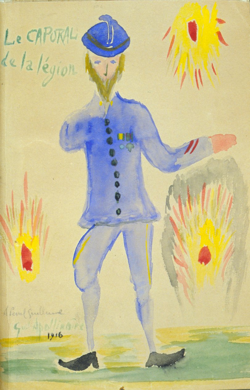 Der Korporal der Legion, 1916 von Guillaume Apollinaire