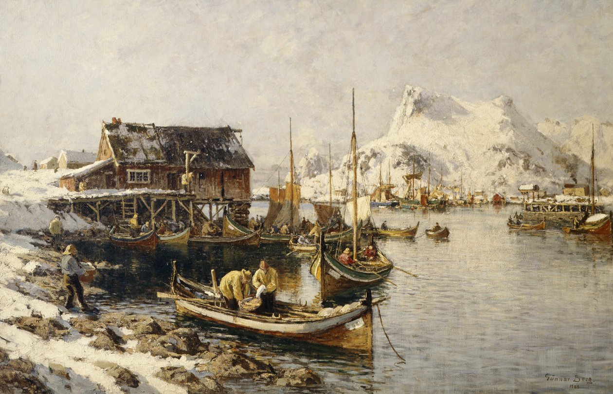 Tjeldbergtind, Lofoten von Gunnar Berg