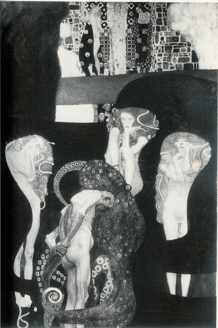 Fakultätsbild Jurisprudenz von Gustav Klimt