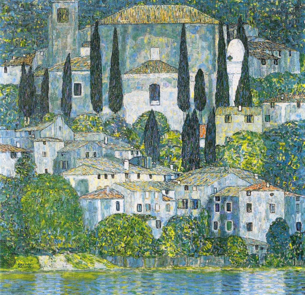 Kirche in Cassone von Gustav Klimt