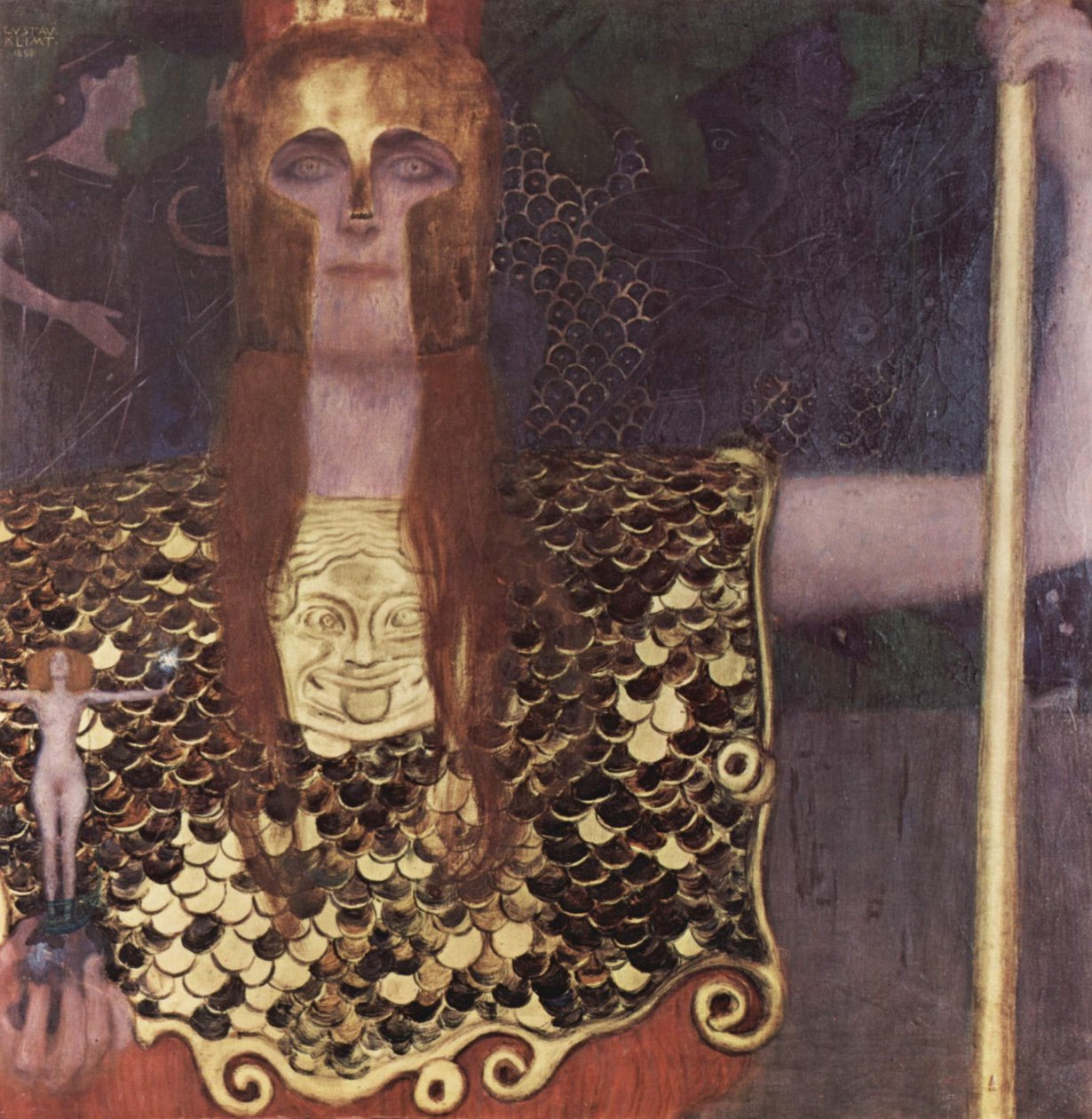 Pallas Athena von Gustav Klimt