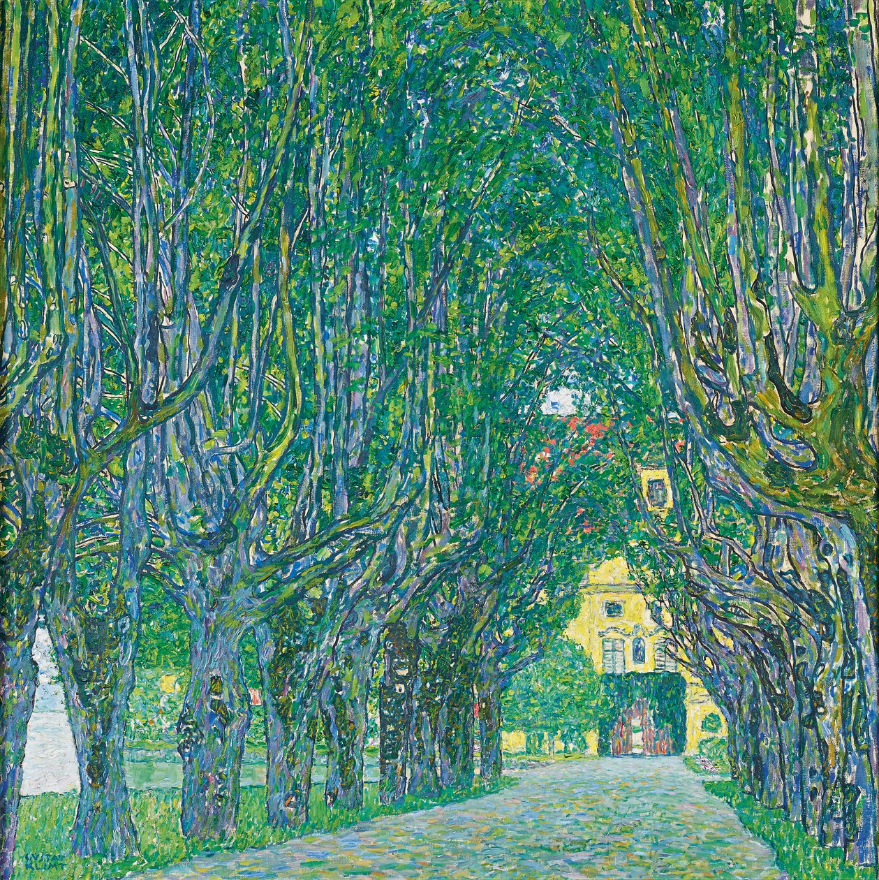 Allee zum Schloss Kammer von Gustav Klimt