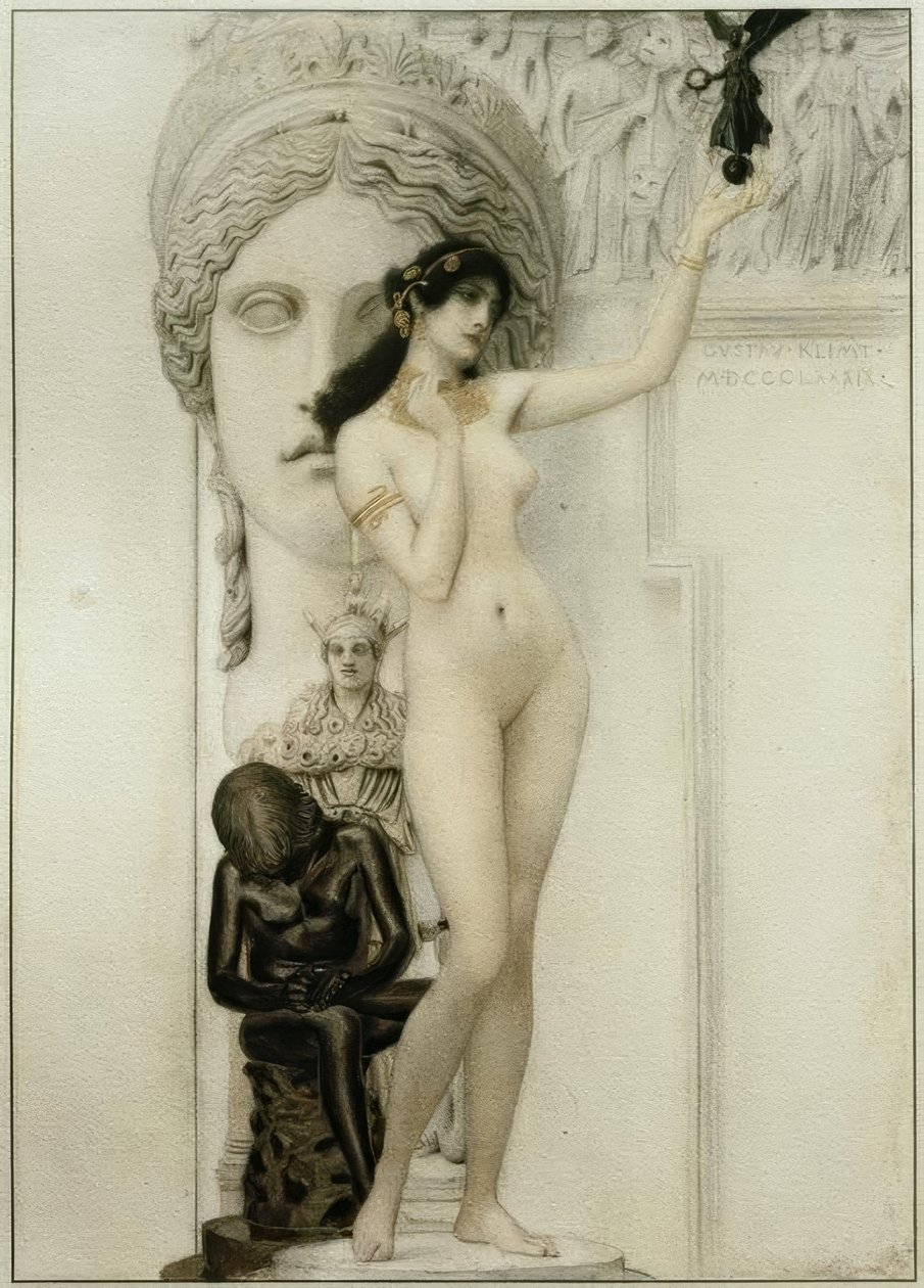 Allegorie der Skulptur von Gustav Klimt