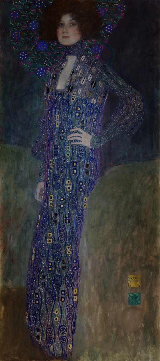 Porträt von Emilie Flöge, 1902 von Gustav Klimt