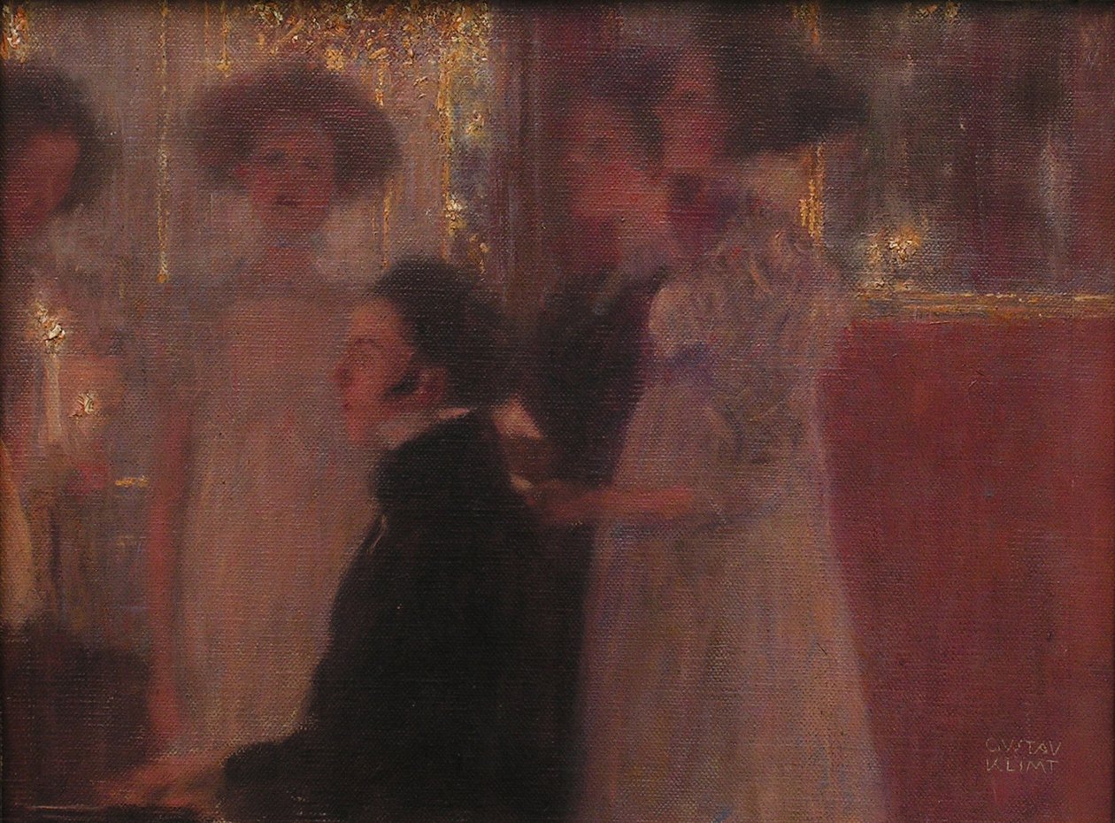 Schubert am Klavier, Skizze, 1896 von Gustav Klimt