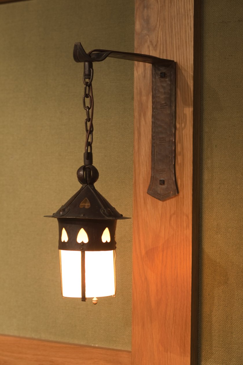 Paar Wandlampen, ca. 1904-1913 von Gustav Stickley