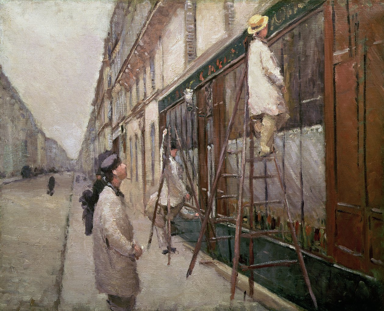 Studie für Die Maler, 1877 von Gustave Caillebotte