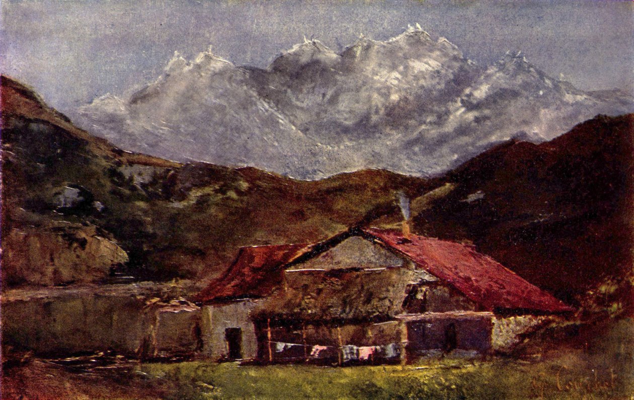 Die Berghütte von Gustave Courbet