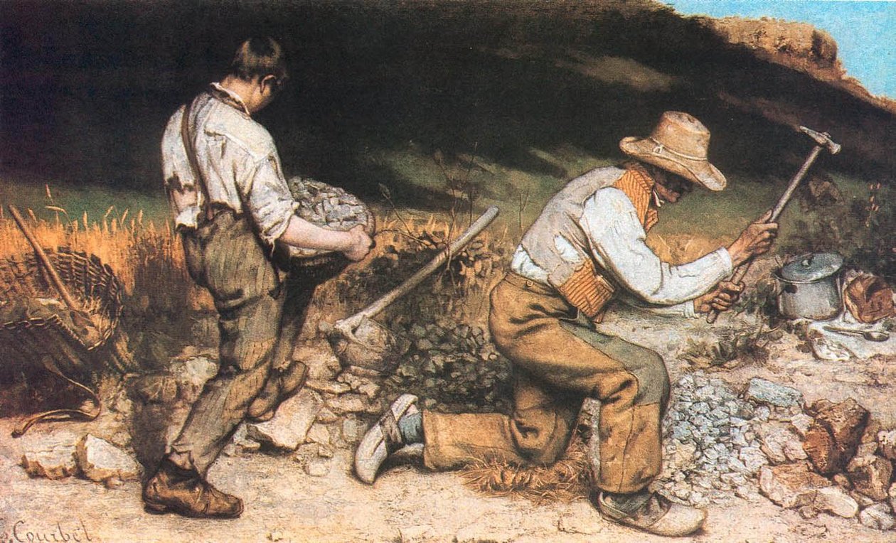 Die Steinhauer von Gustave Courbet