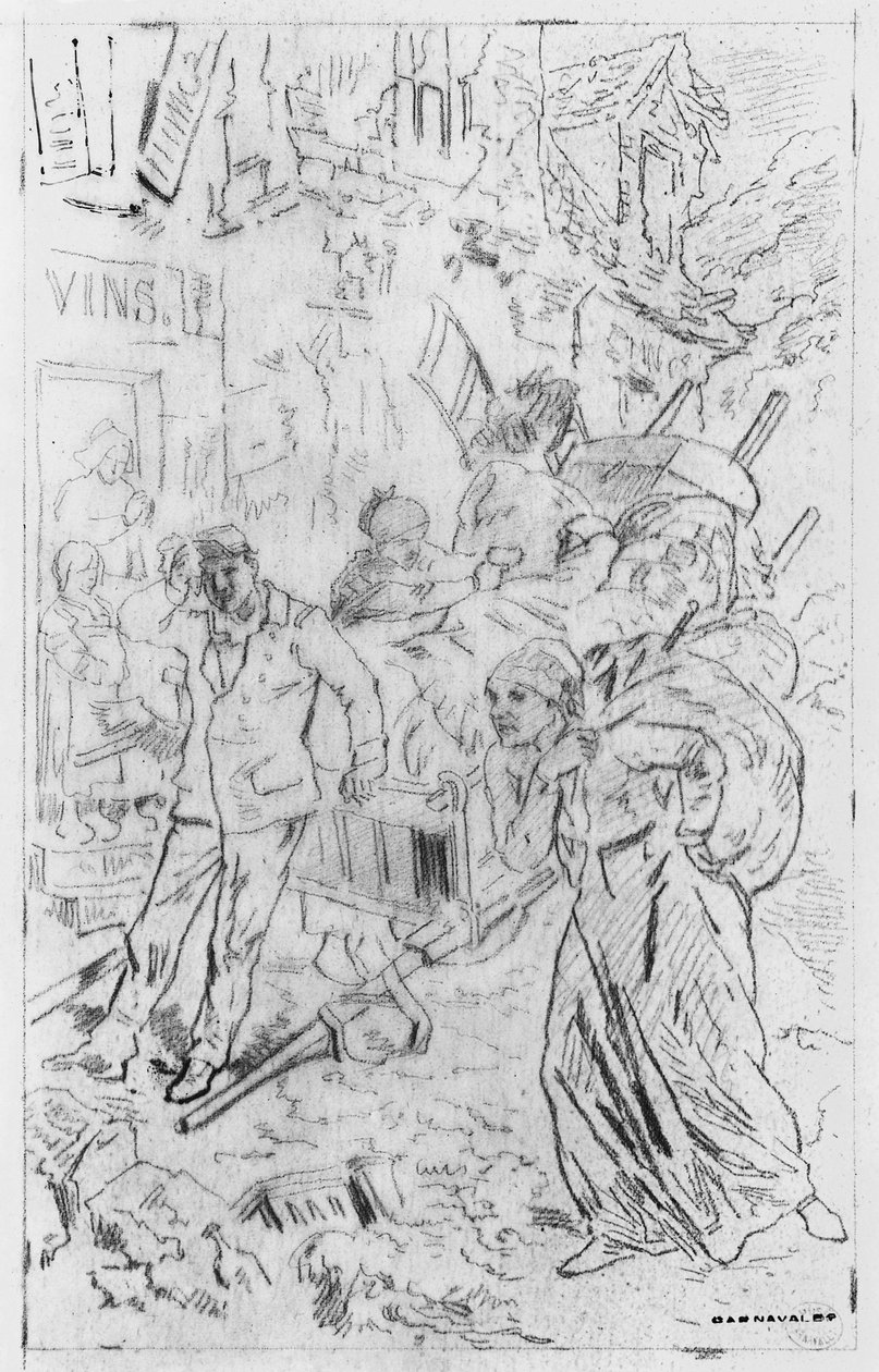 Album der Belagerung von Paris, Emigranten von Gustave Dore