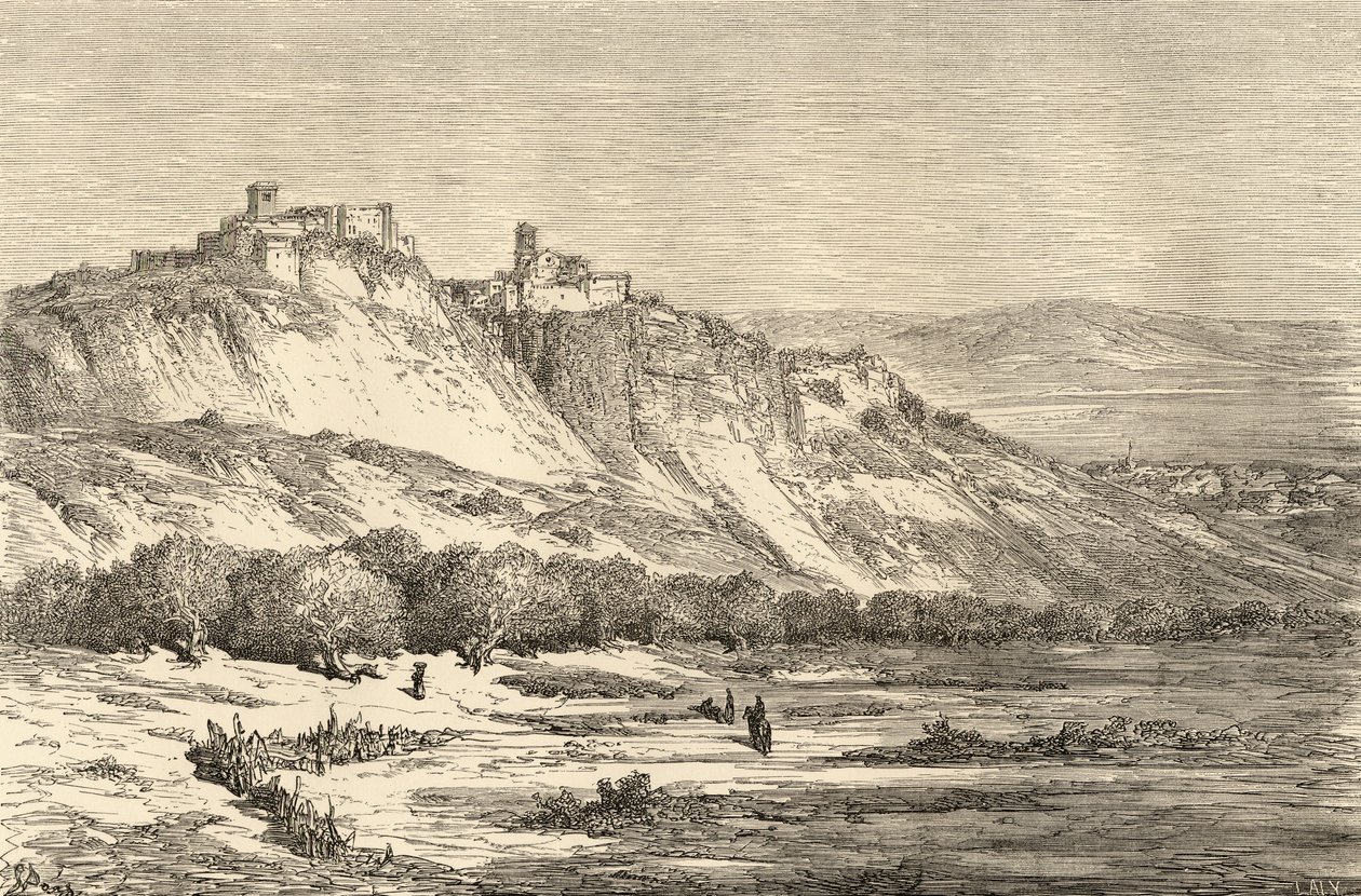 Arcos de la Frontera, Cadiz, Illustration aus 