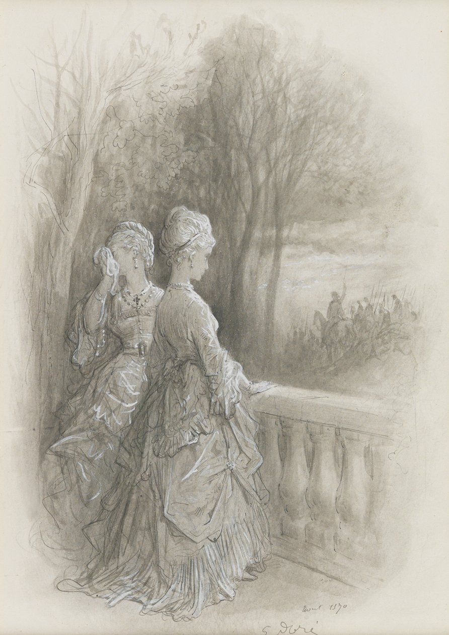 Les Adieux, 1870 von Gustave Dore
