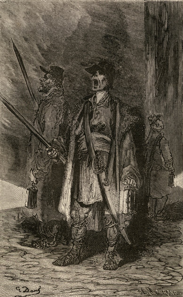 Serenos, Nachtwächter, Illustration aus 