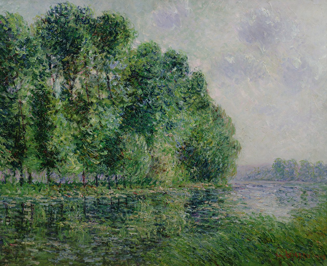 Landschaft am Meer von Gustave Loiseau