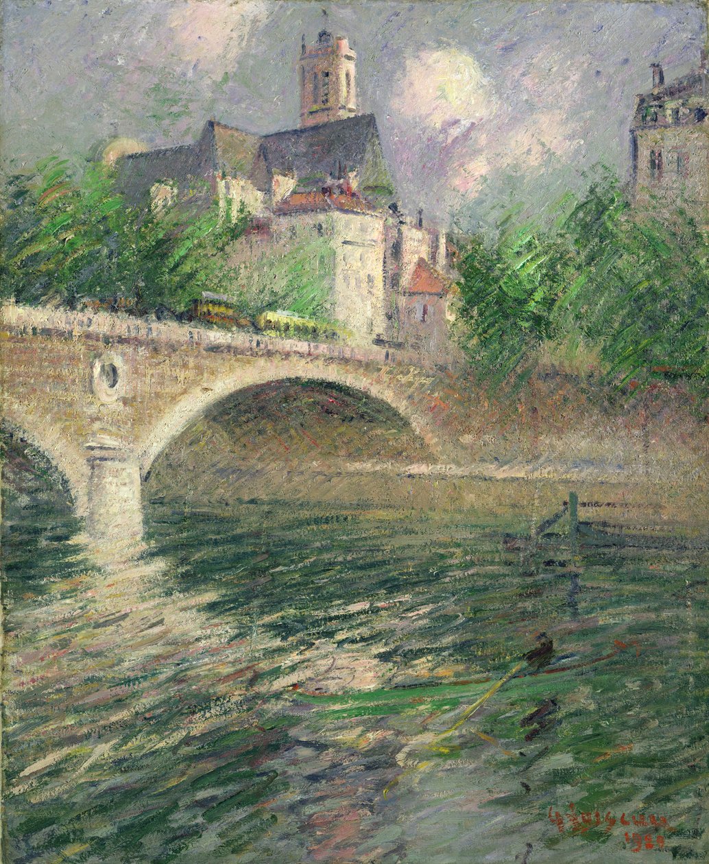 Die Kirche von St. Gervais, 1920 von Gustave Loiseau