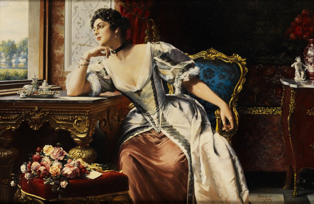 Gedanken beim Verfassen des Briefes von Gustave Léonard de Jonghe
