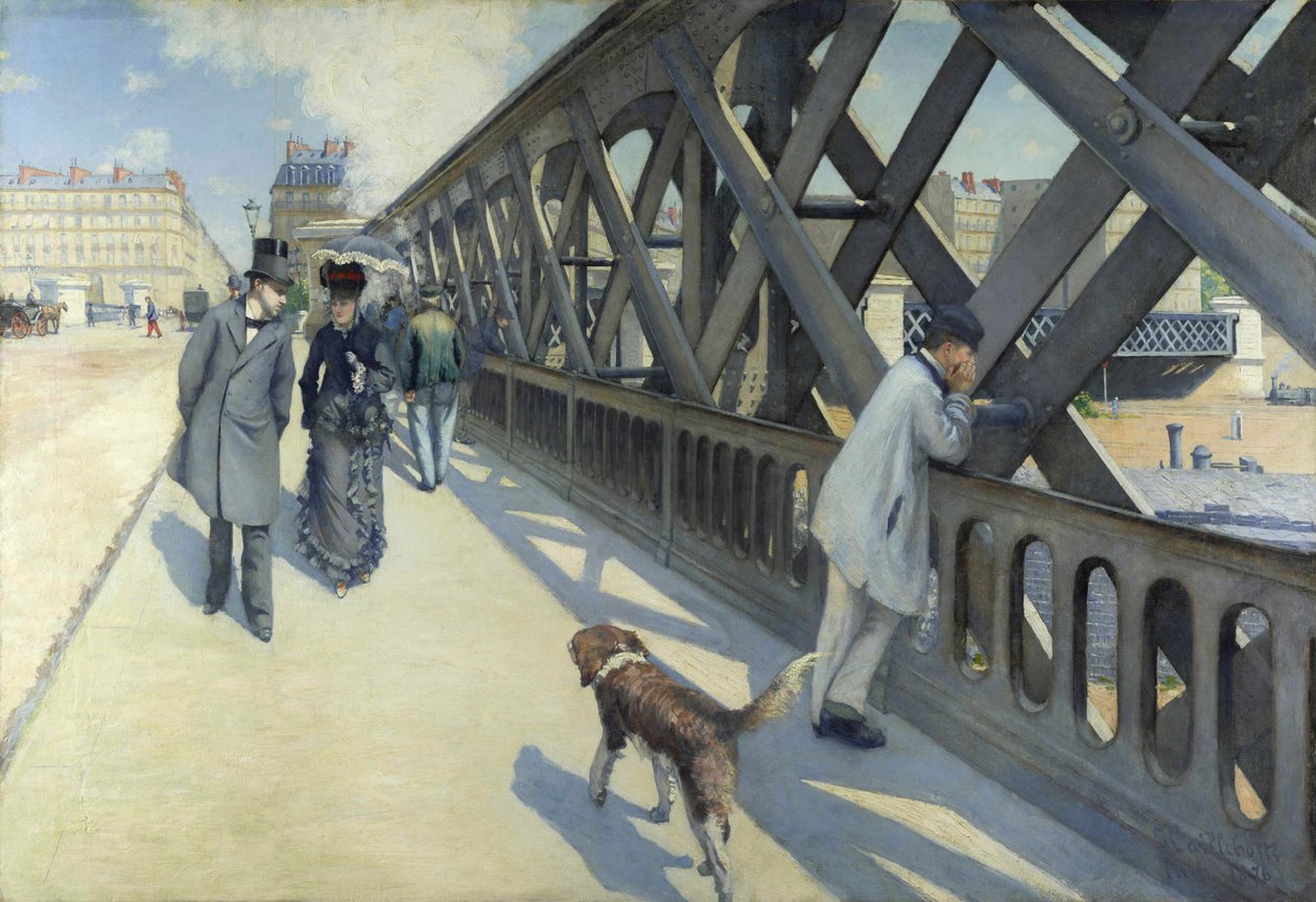 Die Brücke von Europa, 1876 von Gustave Caillebotte
