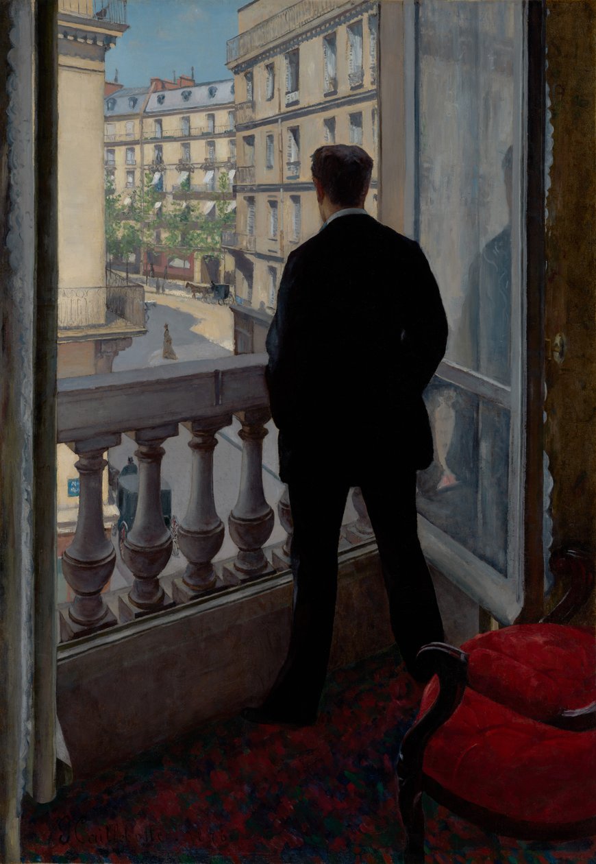 Junger Mann am Fenster von Gustave Caillebotte
