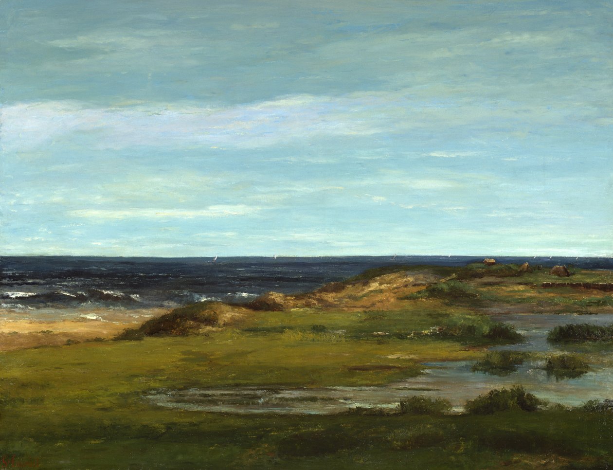 Meereslandschaft von Gustave Courbet