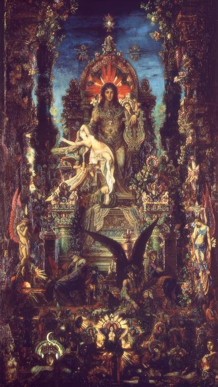 Jupiter und Semele von Gustave Moreau