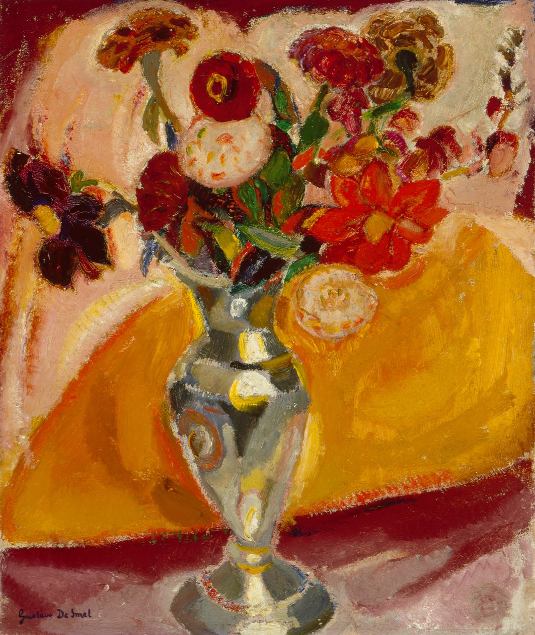 Vase mit Blumen von Gustave de Smet