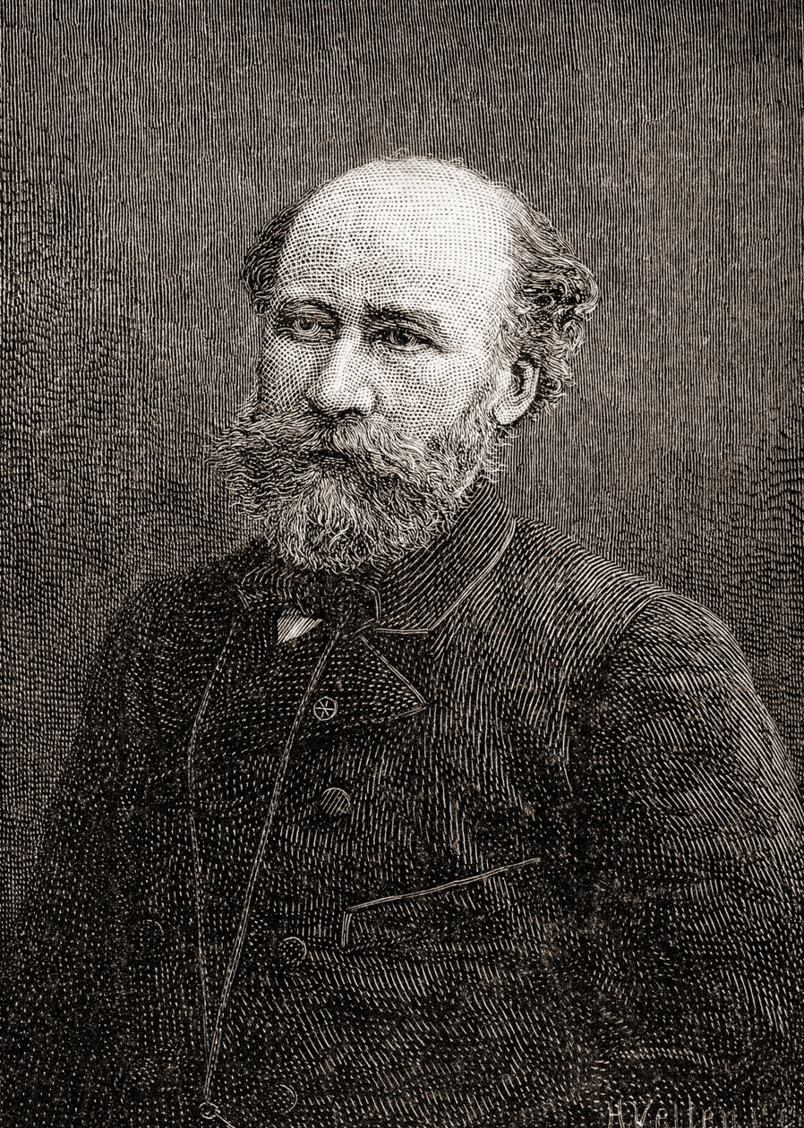 Octave Feuillet, aus The Century Illustrated Monthly Magazine, veröffentlicht 1884 von H. Velten