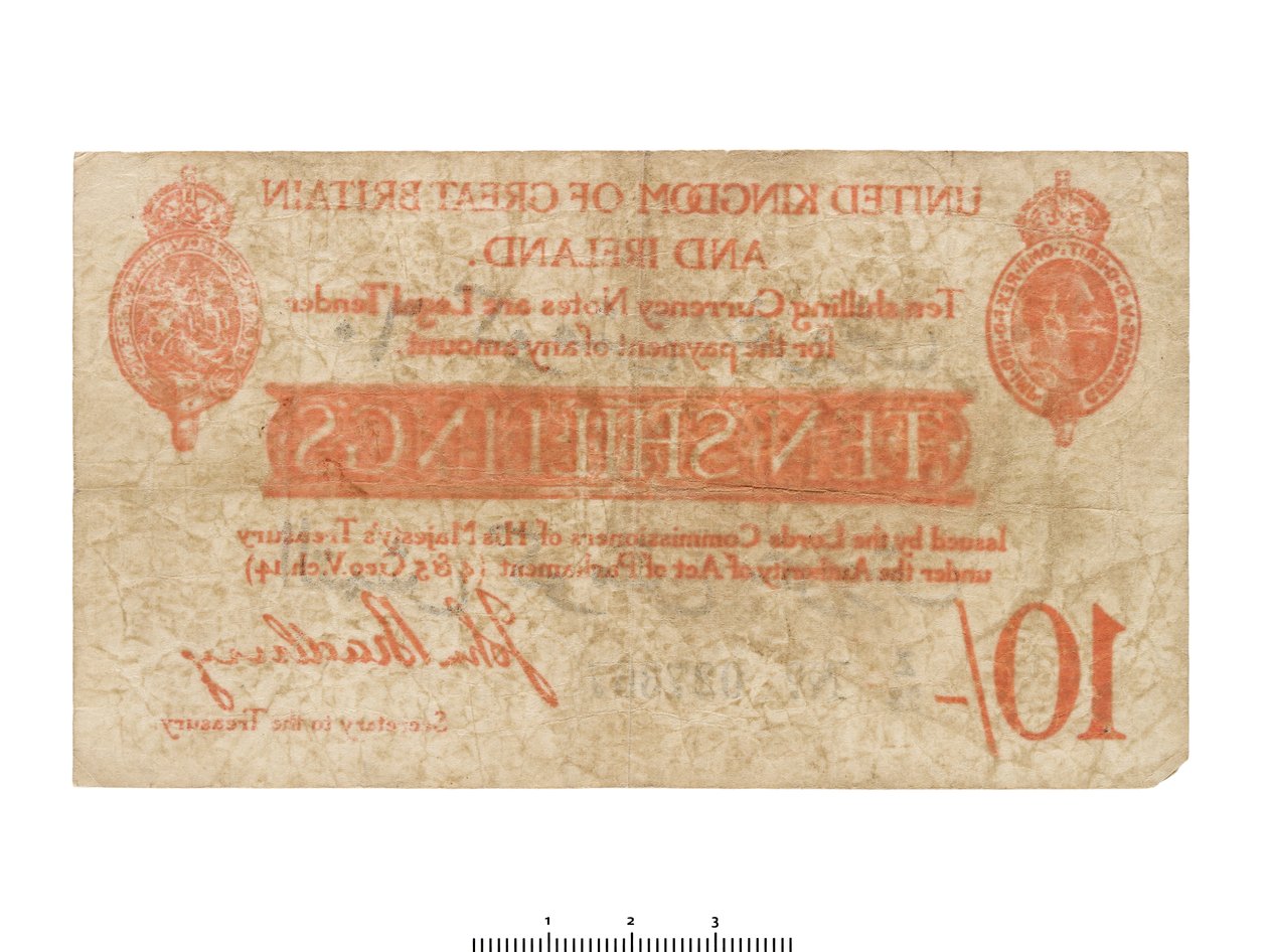 Banknote des Vereinigten Königreichs, 1915 von HM Treasury