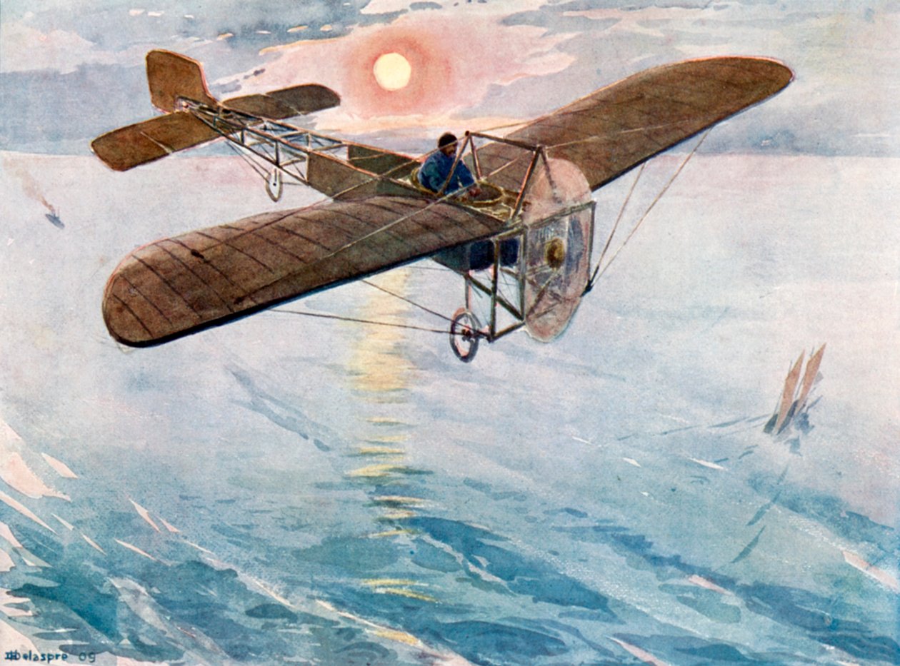 Blériot überquert den Ärmelkanal, 25. Juli 1909 von H. Delaspre