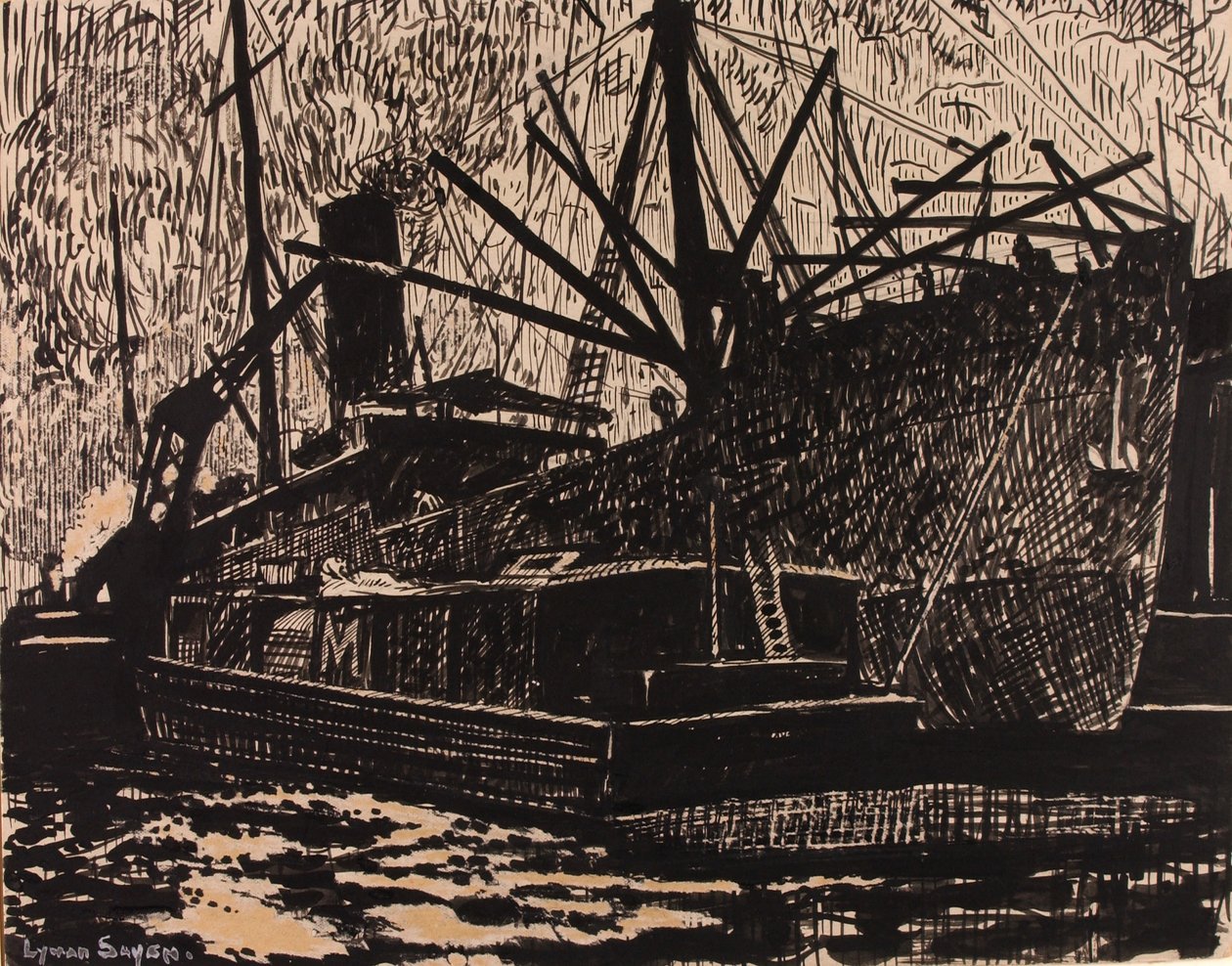 (Liner und Schlepper) von H. Lyman Sayen