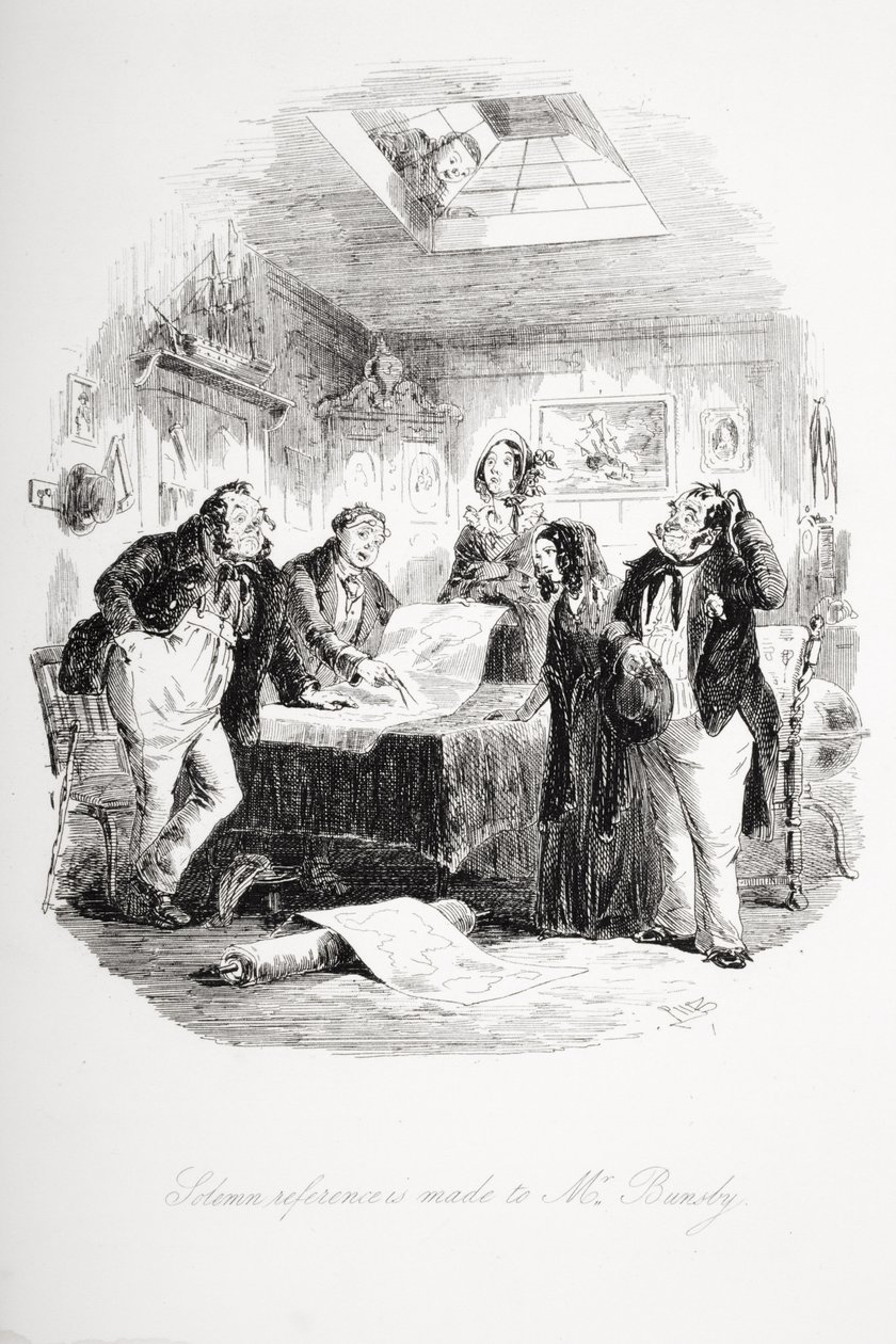 Ernste Bezugnahme auf Mr. Bunsby, Illustration aus 