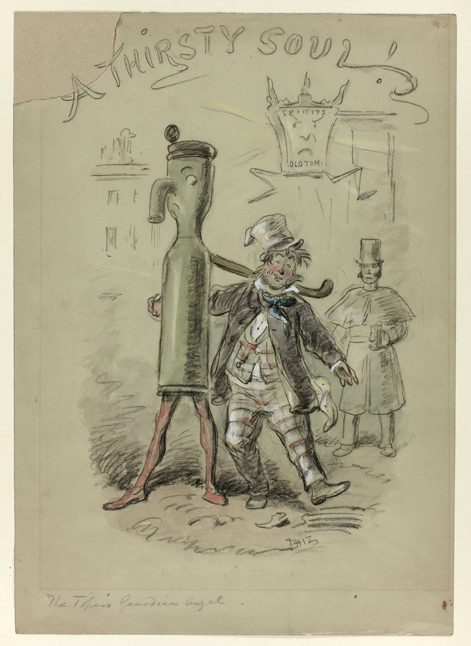 Eine durstige Seele von Hablot Knight Browne